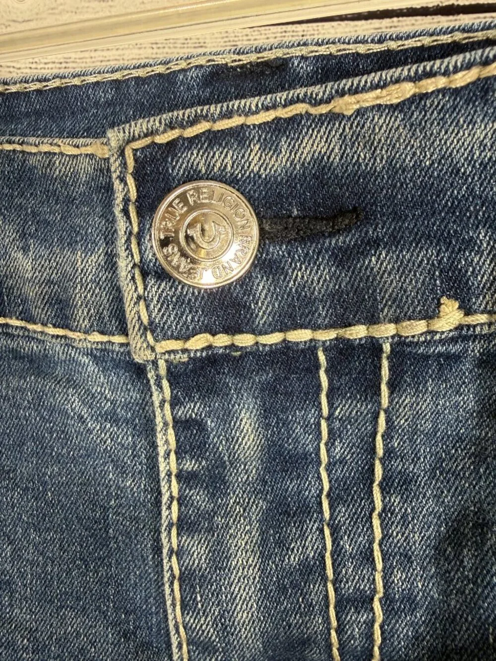 True Religion Ricky Relaxed Straight Jeans Size 36